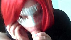 Redhead Amateur Wife Sucking Big Cock In Homemade Scene