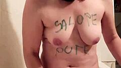 French Female Slave Masturbates Intensely In BDSM Self-Session!