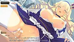 Eroge-style adult game with anime-style visuals and visual novel gameplay
