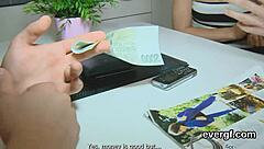 i'm dirt poor and let my naughty friend fuck my girlfriend for cash