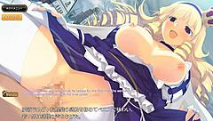 Eroge-style adult game with anime-style visuals and visual novel gameplay