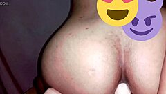 Petite Mexican Teen Bent Over for Doggystyle Tits Action