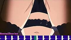 Beautiful blonde’s first experience with a blowjob in an adult game