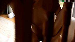 blonde milf blows black gardener and fucks in backyard