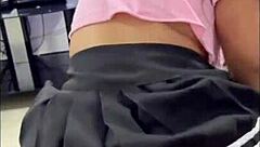 Does The Black Haired Gym Nymph Have Multiple Orgasms?