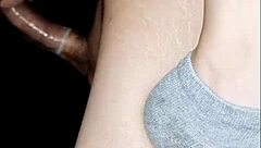 My friend's sister rides with professional