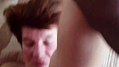 69-Year-Old Granny Dot Sucks Young 18+ Black Cock in Wales Cuckold