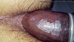 A big black shemale cock in my white ass