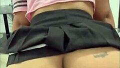 Does The Black Haired Gym Nymph Have Multiple Orgasms?