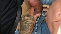 Fucking in traffic? Gay guys can't wait, pounding hard in the car while driving.