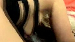 flaming hot cunt with swollen pussy lips in detailed close-up scene