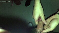 Goth Tattooed Chick Boldly Sucks Old Stranger in Video Booth