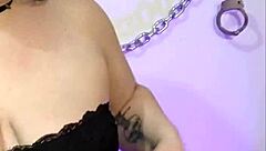 kyra hellfire shows off her tattoos and big tits backstage in feb 2024