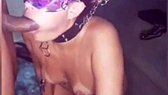 casadinha encoleirada sendo usada pelo dotado tapa na cara engasgo chicote asfixia completo no red