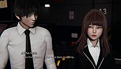 Petite teen's first anal fuck with older guy's big cock