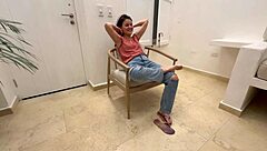 I love when my lesbian boss gives me orders in the living room while her husband is away. What do you think?