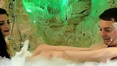 Andrea Dipra and Padana Velvet in an uncensored scene