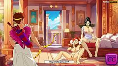 Valentine’s day sex scenes with horny Greek women in anime cartoons