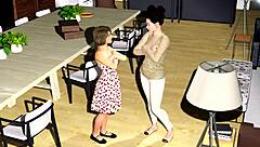Oops, Aaron Dun accidentally got Isabella pregnant in this animated hentai
