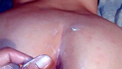 the lover enjoys anal with her passionate partner