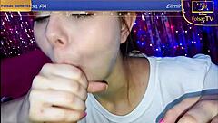 Low grade blowjob - she deserved cum in her face