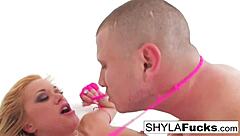 Sexy Shyla Stylez's last hardcore gonzo fuck.