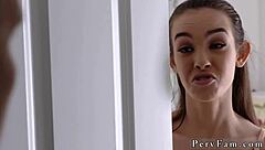 Stepmom and stepdaughter try monster cock first time