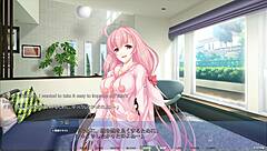 Sucking off her stepbrother crush in animated hentai