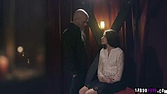 Dominant Derrick Pierce and Sexy Teen Avi Love in Rough BDSM Dungeon Sex