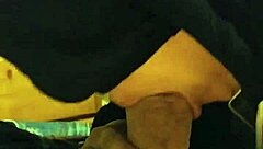 Uncle watches as she sucks daddy's cock