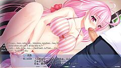 yunagi sucking off her stepbrother crush in akumeru family