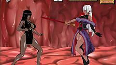 i play kung fu girl game with bound tits and ass