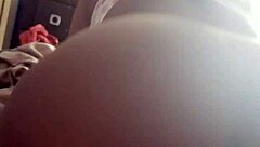 Big ass ebony riding hard in pov with intense fucking!