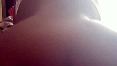 Big ass ebony riding hard in pov with intense fucking!