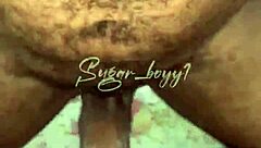 Ebony girl with cute pussy takes a bbc deep inside