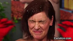 unusual centerfold model in a photoshoot session with unique poses