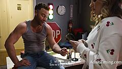 Watch Classy Influencer Cheat With Greasy Mechanic In Garage!