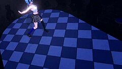 Suisei Undresses in Hentai MMD with Clothes Ripped for Striptease