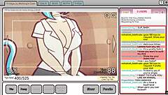 Fondling and flashing for tips in Risque Job game