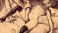 Classic erotic cartoons with a touch of hentai