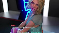 movie night with cute busty blonde 😊