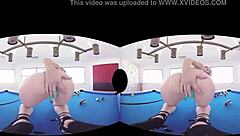 Enjoy a hardcore Valentine anal experience with the beautiful blonde prostitute Arya Fae in virtual reality