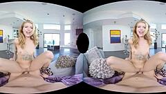 Enjoy a hardcore Valentine anal experience with the beautiful blonde prostitute Arya Fae in virtual reality