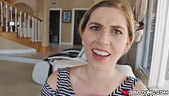 Niki Snow Sucking Her Step Bros Thick Cock - Provocative Family Tease