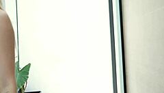 Blonde gets wet from monster cock control and facial