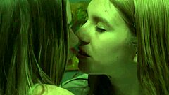 Cute Lesbian Babes Finger Pussy!