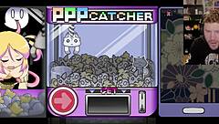 Stuck in naughty escape game with group lesbian fun