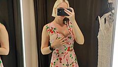 Try On Haul In Transparent Clothes Leads To Strong Orgasm In Fitting Room!