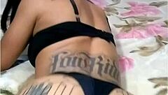 Hot Prostitute Brunette Shows Off Big Ass and Pussy