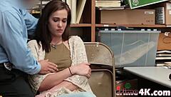 Amateur Blowjob and Fucking in Shop.